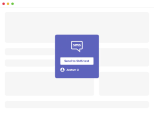 sms marketing pop-up